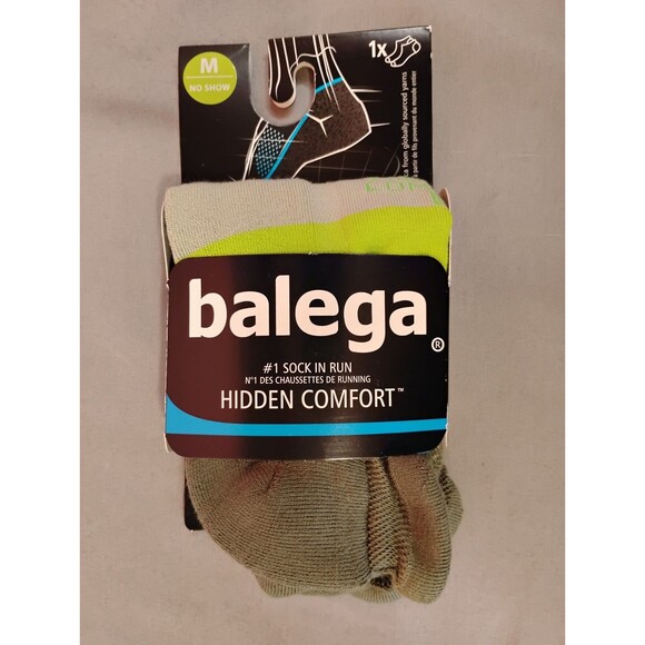 Unisex Balega Hidden Comfort Track and Field No Show Socks Green Medium - Picture 1 of 4